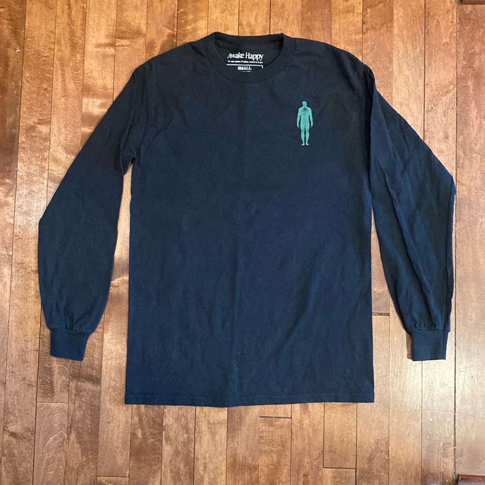 Awake Happy Inner Light Circuitry long sleeve tee